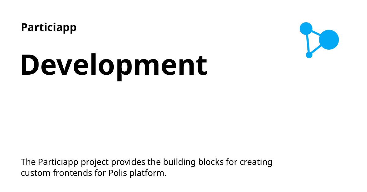 Development - Particiapp